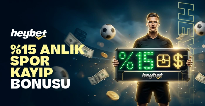 %15 Anlık Spor Kayıp Bonusu