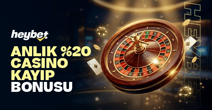 %20 Anlık Casino Kayıp Bonusu